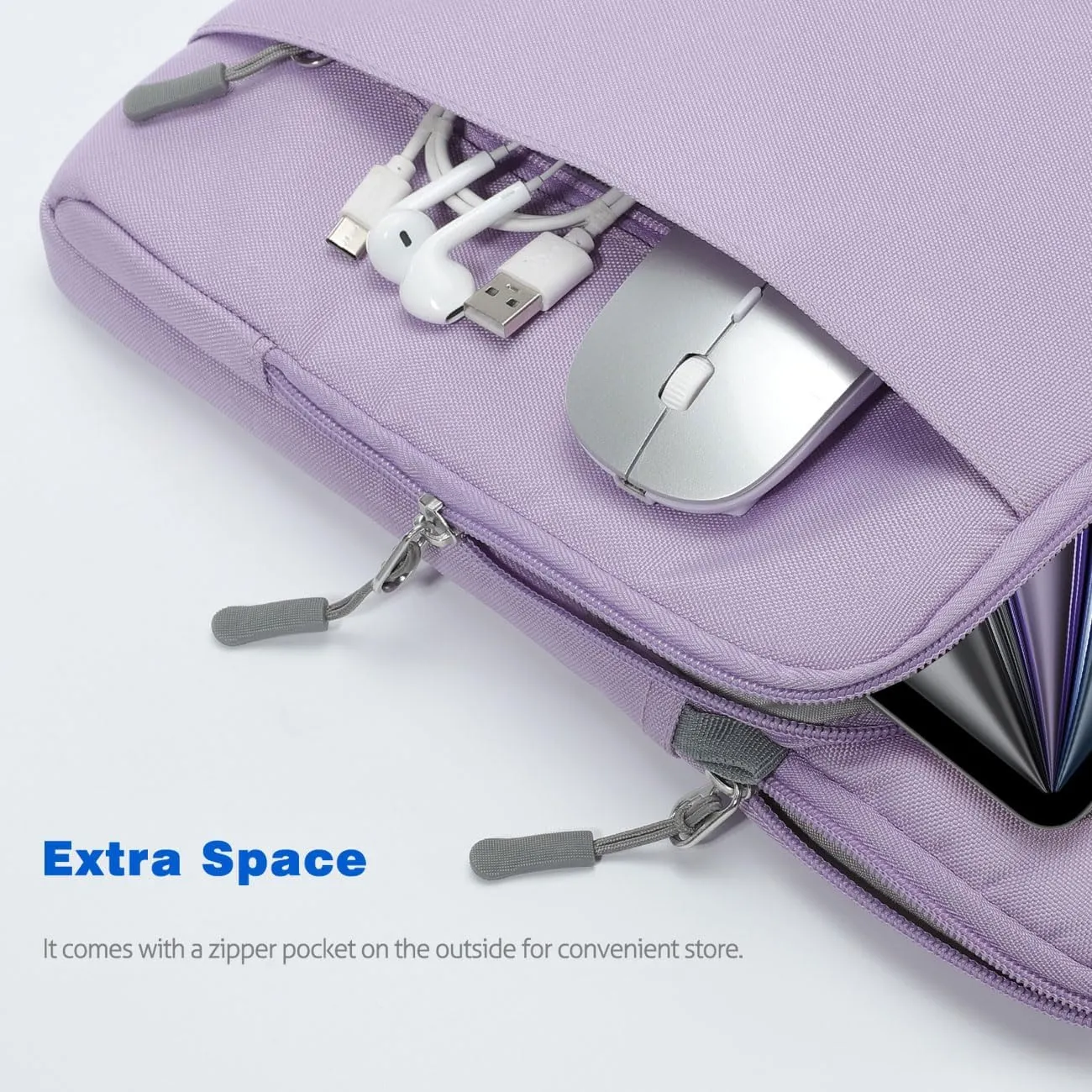 13-13.3 Inch Tablet Sleeve Case Shoulder Bag for iPad Pro 13", iPad Air 13", iPad Pro 12.9", Galaxy Tab S10  Plus