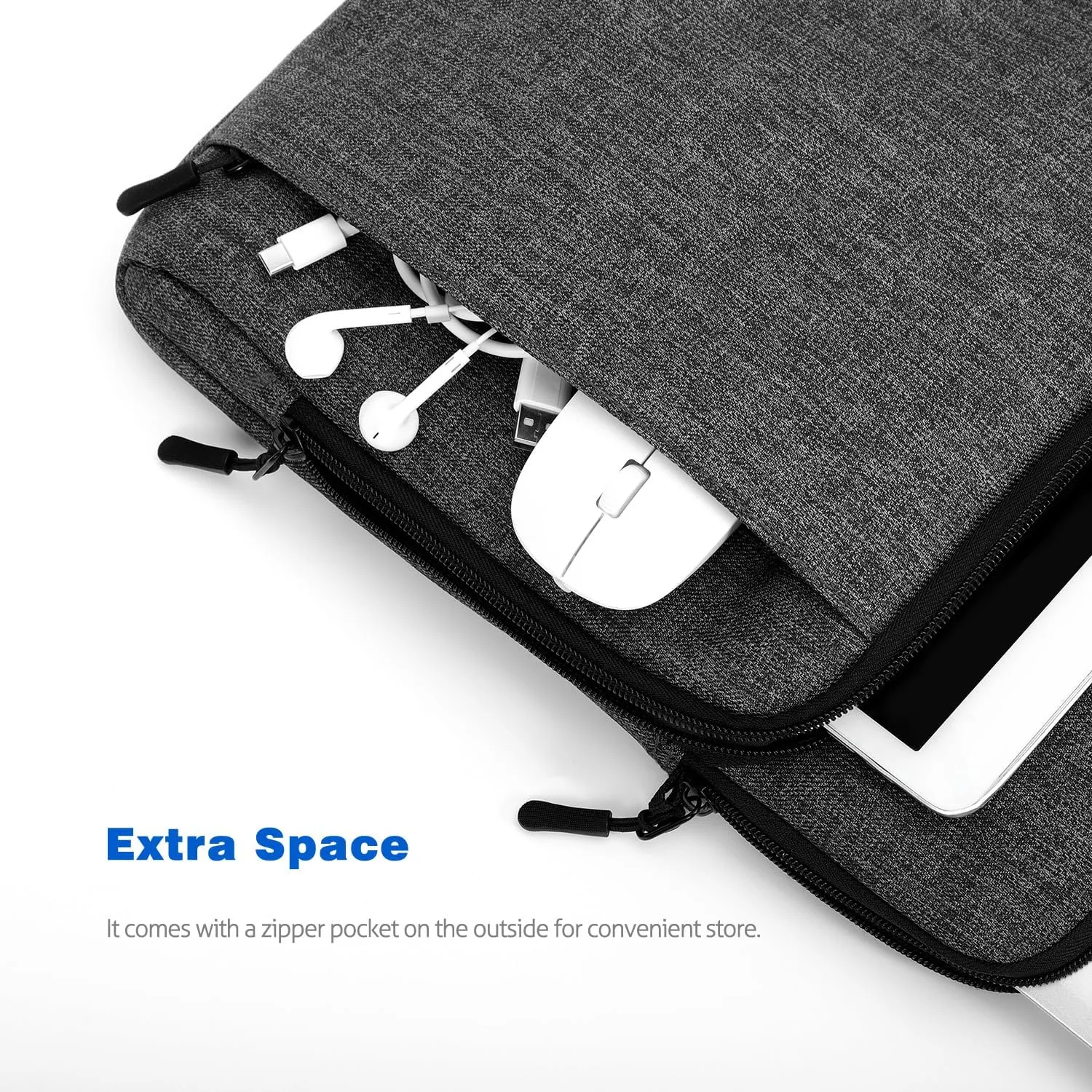 13-13.3 Inch Tablet Sleeve Case Shoulder Bag for iPad Pro 13", iPad Air 13", iPad Pro 12.9", Galaxy Tab S10  Plus