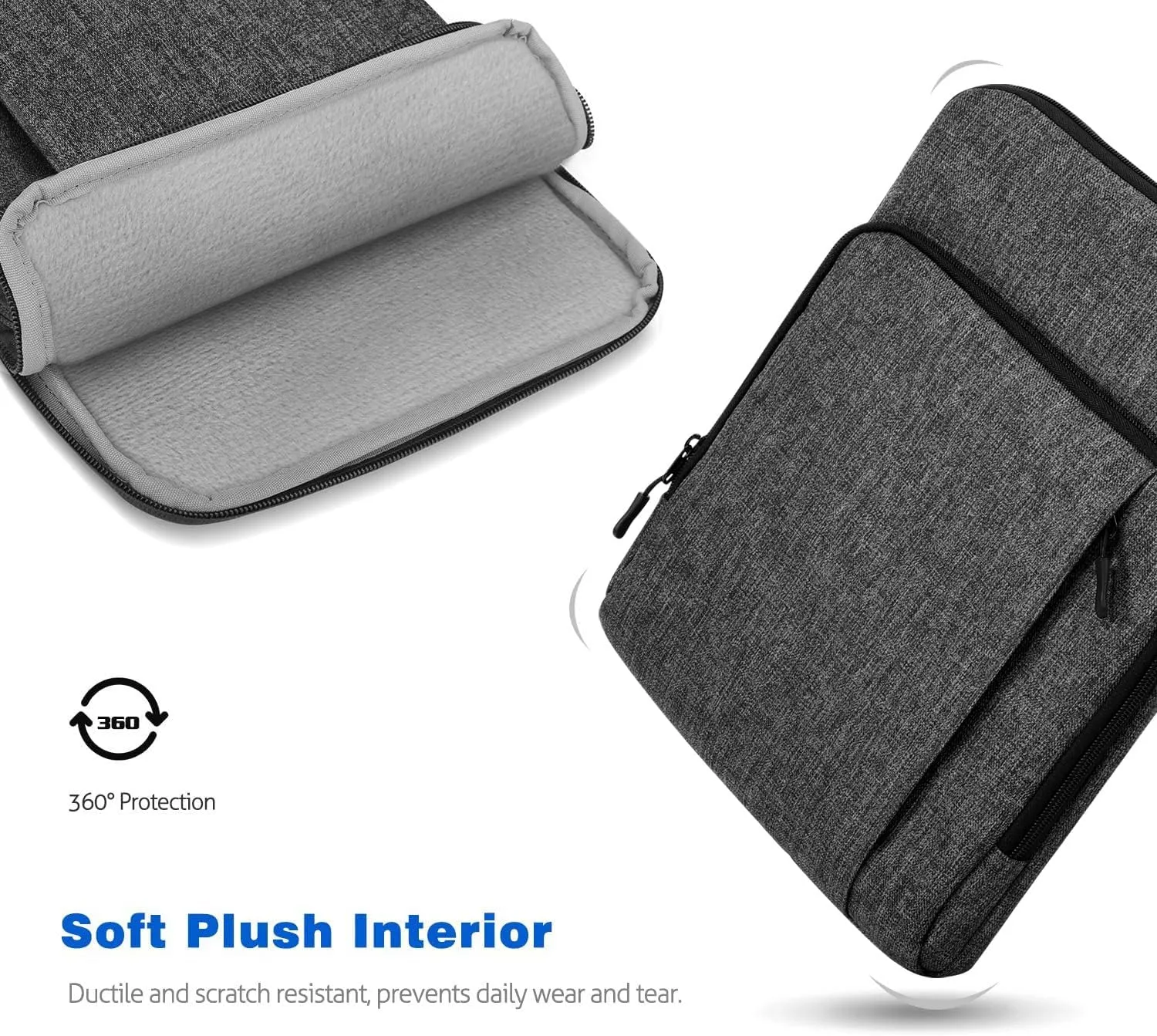 13-13.3 Inch Tablet Sleeve Case Shoulder Bag for iPad Pro 13", iPad Air 13", iPad Pro 12.9", Galaxy Tab S10  Plus