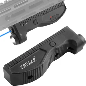 1650 Lumens Strobe Function,Light Laser Combo Compatible with M-Lok Rail Surface, Tactical Flashlight and Blue Laser Sight,High Real Lumen,USB-C Rechargeable IIIA Class Laser Power Output ≤5mW