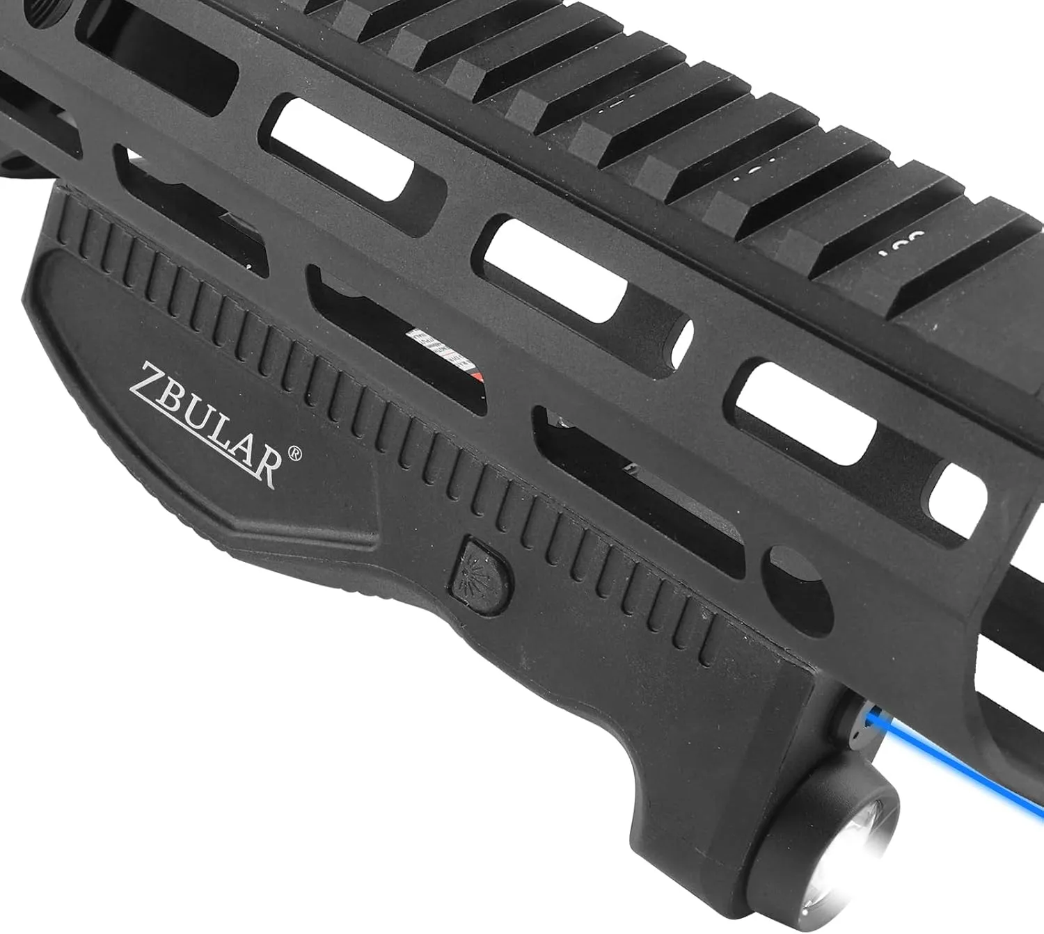 1650 Lumens Strobe Function,Light Laser Combo Compatible with M-Lok Rail Surface, Tactical Flashlight and Blue Laser Sight,High Real Lumen,USB-C Rechargeable IIIA Class Laser Power Output ≤5mW