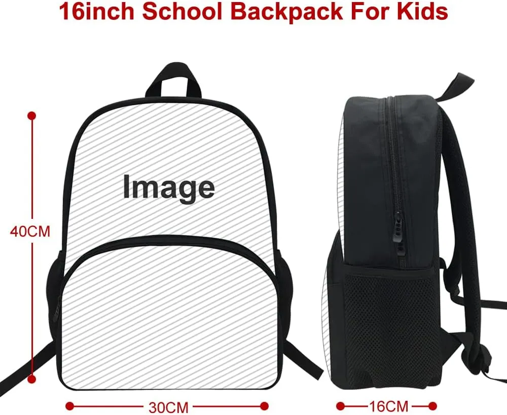 16inch Girls School Bag Horse Backpack for Preschool Children Rucksack Toddler Bookbag (D1081a)