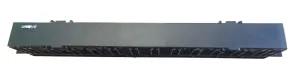 1RU Plastic Cable Manager with Hinged Cover