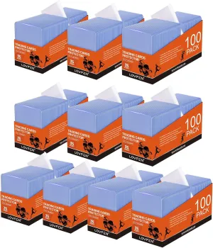 2000 Toploads for Cards & Penny Sleeve 35PT Hard Plastic Card Holders 3x4 Baseball Card Protector for TCG Sports Football Collectible Trading Cards