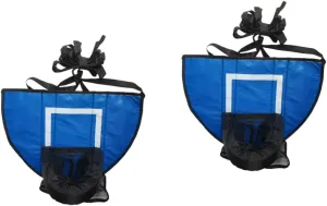 2pcs Trampoline Basketball Hoop for Boys and Girls Indoor Basketball Holder Rack Fun Games for Home Encourages Motor Skills and Creativity Easy to Store and Transport