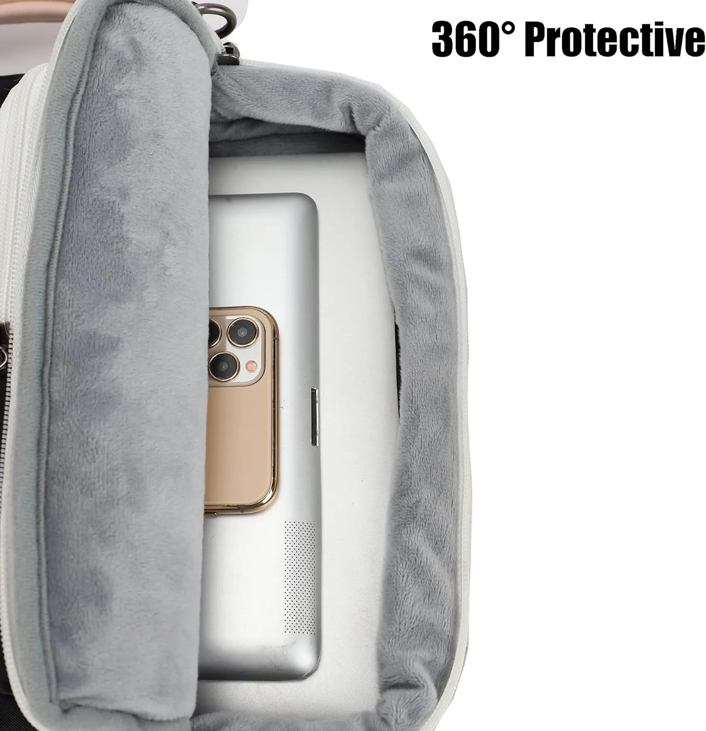 360° Protective Muti Pockets Laptop Shoulder Bag Sleeve Case For MacBook Air 15 inch and 15 inch-15.6 inch Laptop (Wine Red)