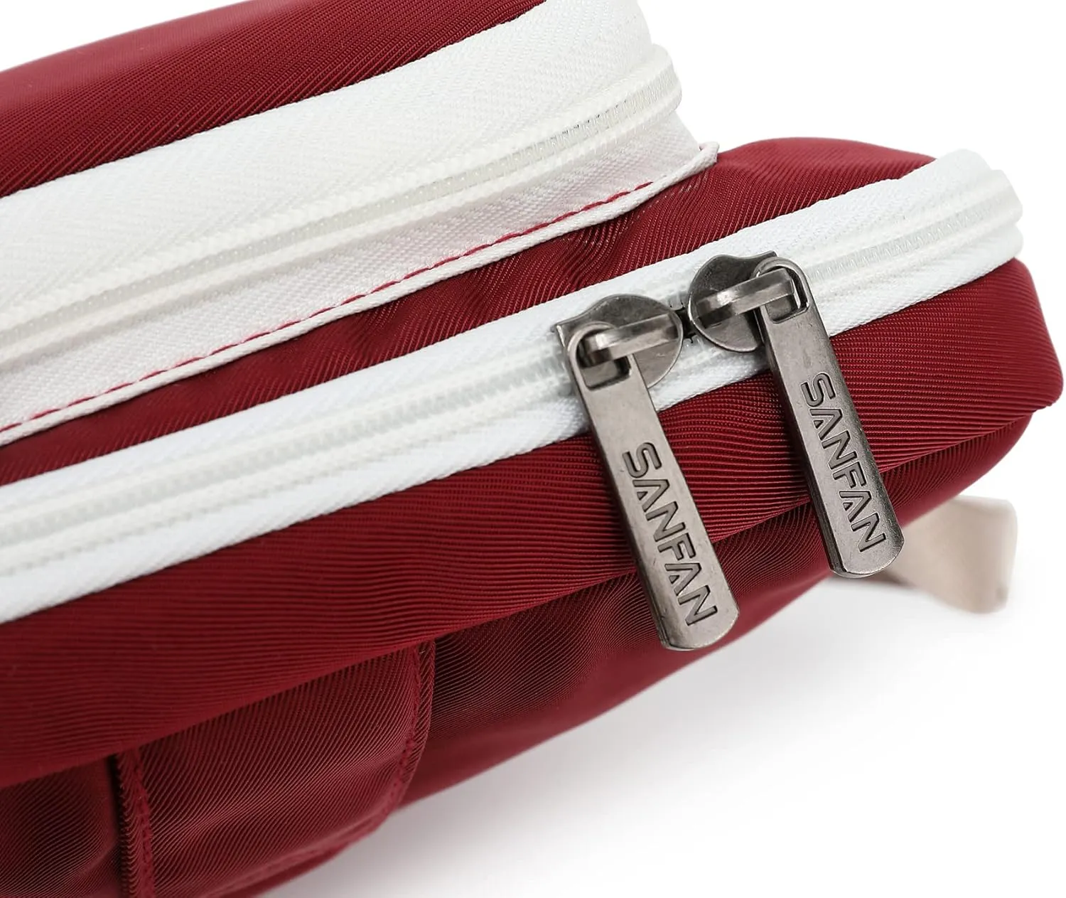 360° Protective Muti Pockets Laptop Shoulder Bag Sleeve Case For MacBook Air 15 inch and 15 inch-15.6 inch Laptop (Wine Red)