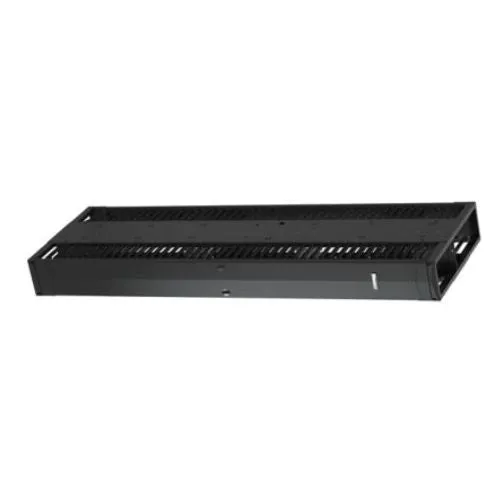 45RU Vertical 8 Wide Dual Sided Cable Manager Black PE2VD08