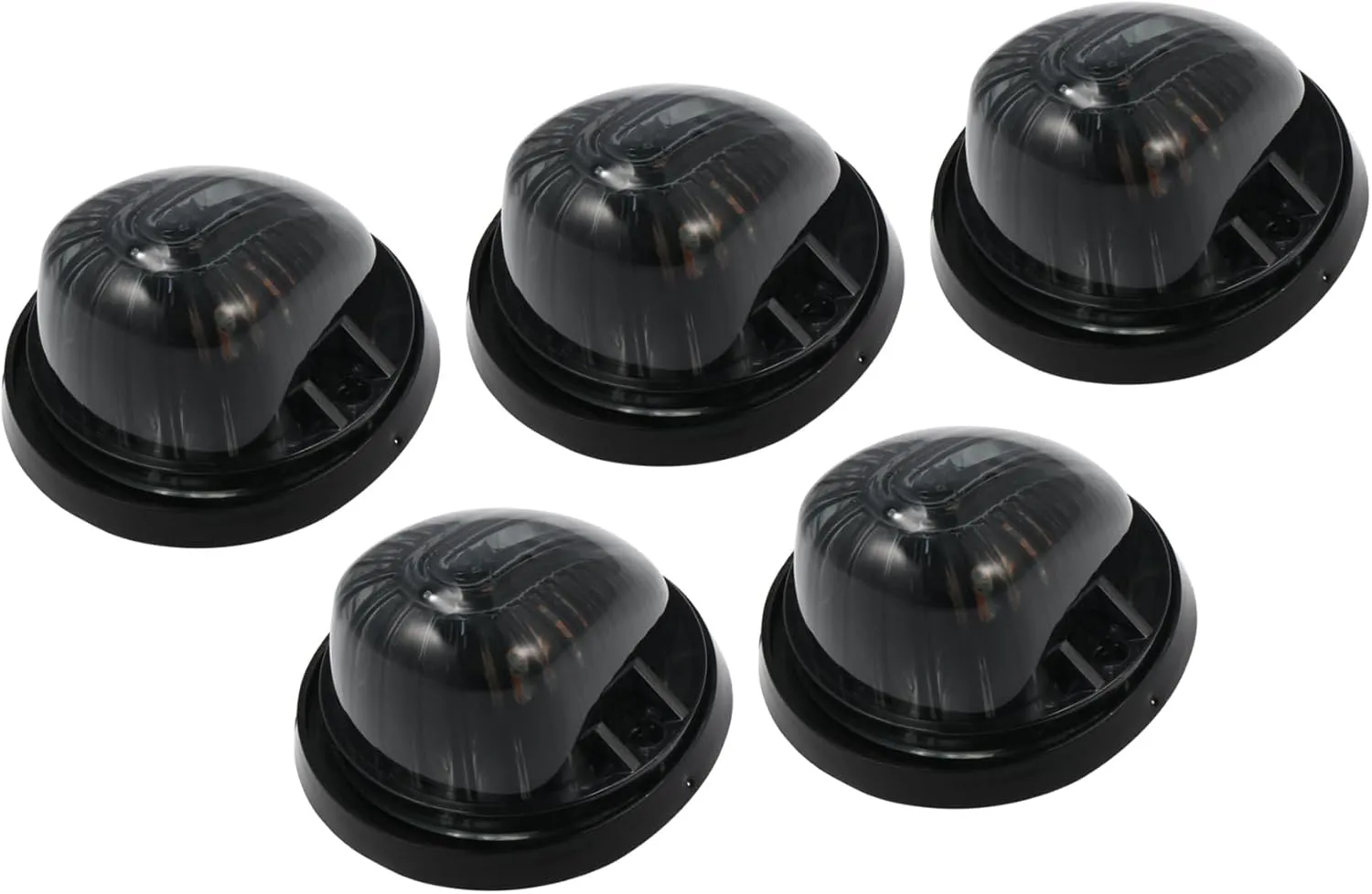 5pcs Car Top Cab Marker Light Roof Running Lamps Smoked Black Covers Lens Yellow LED Light for Chevrolet C30 C20 K30 K20 1977-1986 for GMC C1500 1979-1984 Item Replacement