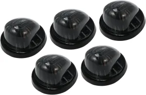 5pcs Car Top Cab Marker Light Roof Running Lamps Smoked Black Covers Lens Yellow LED Light for Chevrolet C30 C20 K30 K20 1977-1986 for GMC C1500 1979-1984 Item Replacement