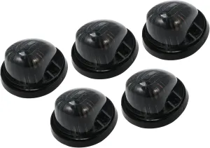 5pcs Car Top Cab Marker Light Roof Running Lamps Smoked Black Covers Lens Yellow LED Light for Chevrolet C30 C20 K30 K20 1977-1986 for GMC C1500 1979-1984 Vehicle Components Replace Parts