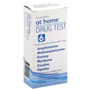 6 Panel (Multiple Drug) – At Home DIP CARD test - Amphetamines, MDA, Cocaine, Methamphetamines, MDMA, Opiates/Morphine, Marijuana/THC