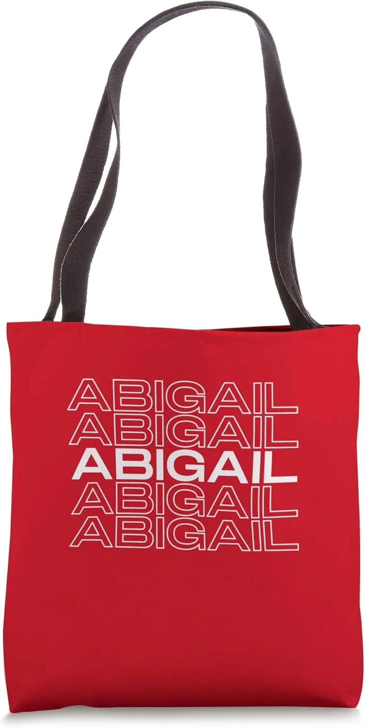 Abigail gift idea for girls women first given name Abigail Tote Bag