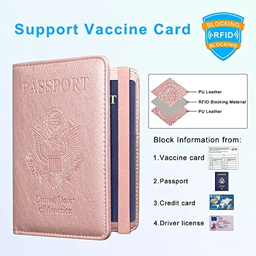 AC dream Passport and Vaccine Card Holder Combo