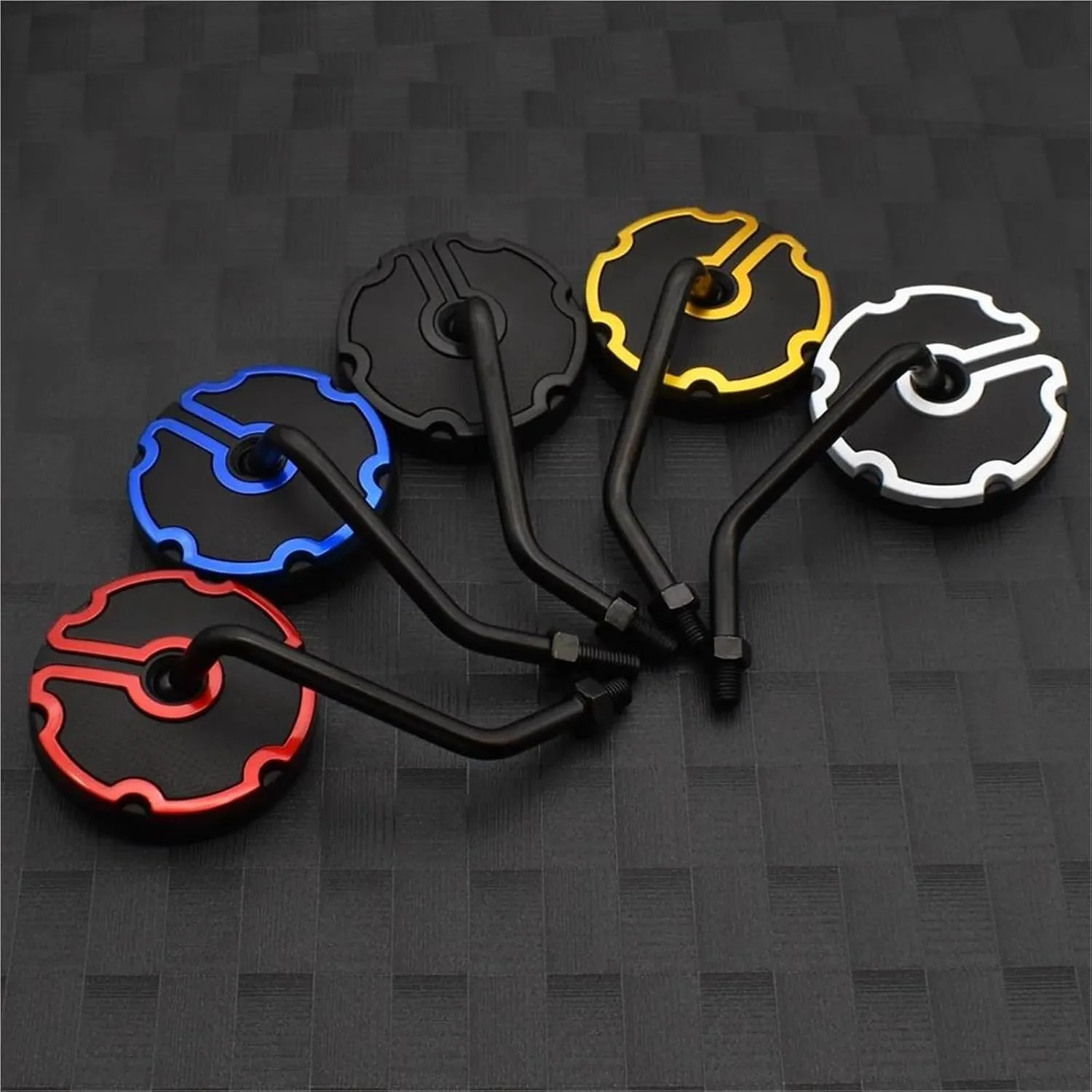 Accessories Universal Motorcycle Accessories Motorcycle Rearview Mirrors 10mm Modified For Yamaha TTR125 TTR250 TTR600 XT250 TRICKER DT230(Black)