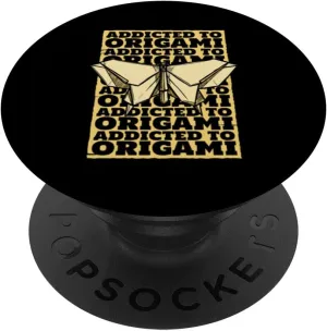 Addicted To Origami Owl Paper Crane Folding Master Origami PopSockets Standard PopGrip