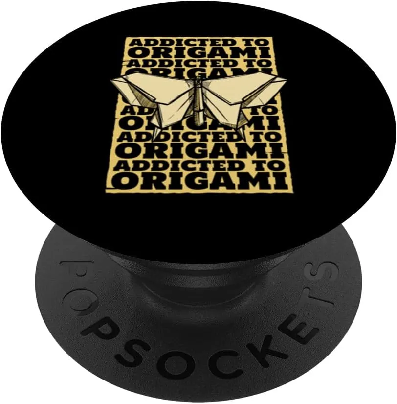Addicted To Origami Owl Paper Crane Folding Master Origami PopSockets Standard PopGrip