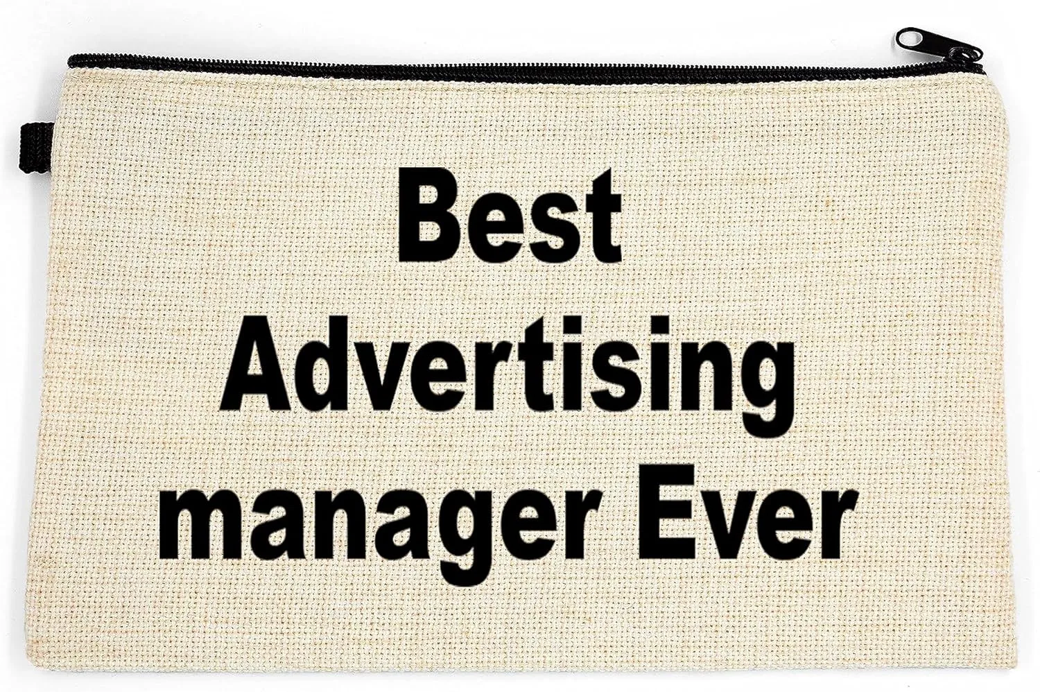Advertising Manager Makeup Bag, Gift for Advertising Manager, Best Advertising Manager Ever, Toiletry Bag, Birthday Gift For Her, Makeup Bag For Women, Christmas Gift Bag