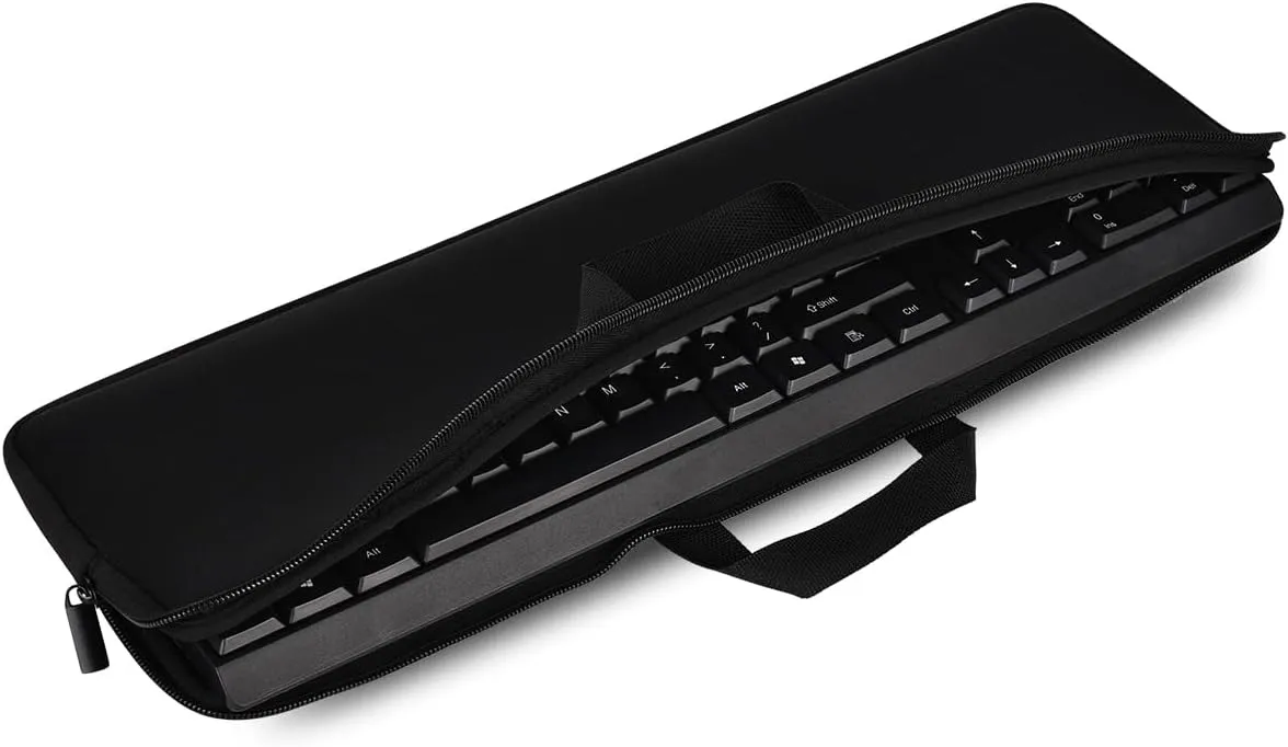 AF-WAN Portable, Shockproof, Waterproof and dustproof Neoprene Keyboard&Mouse Bag Seleeve case Perfect for Logitech MX Keys Advanced Wireless Illuminated Keyboard