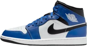 Air Jordan 1 Mid Men's Shoes (DQ8426-402, Game Royal/White/Black) Size 13