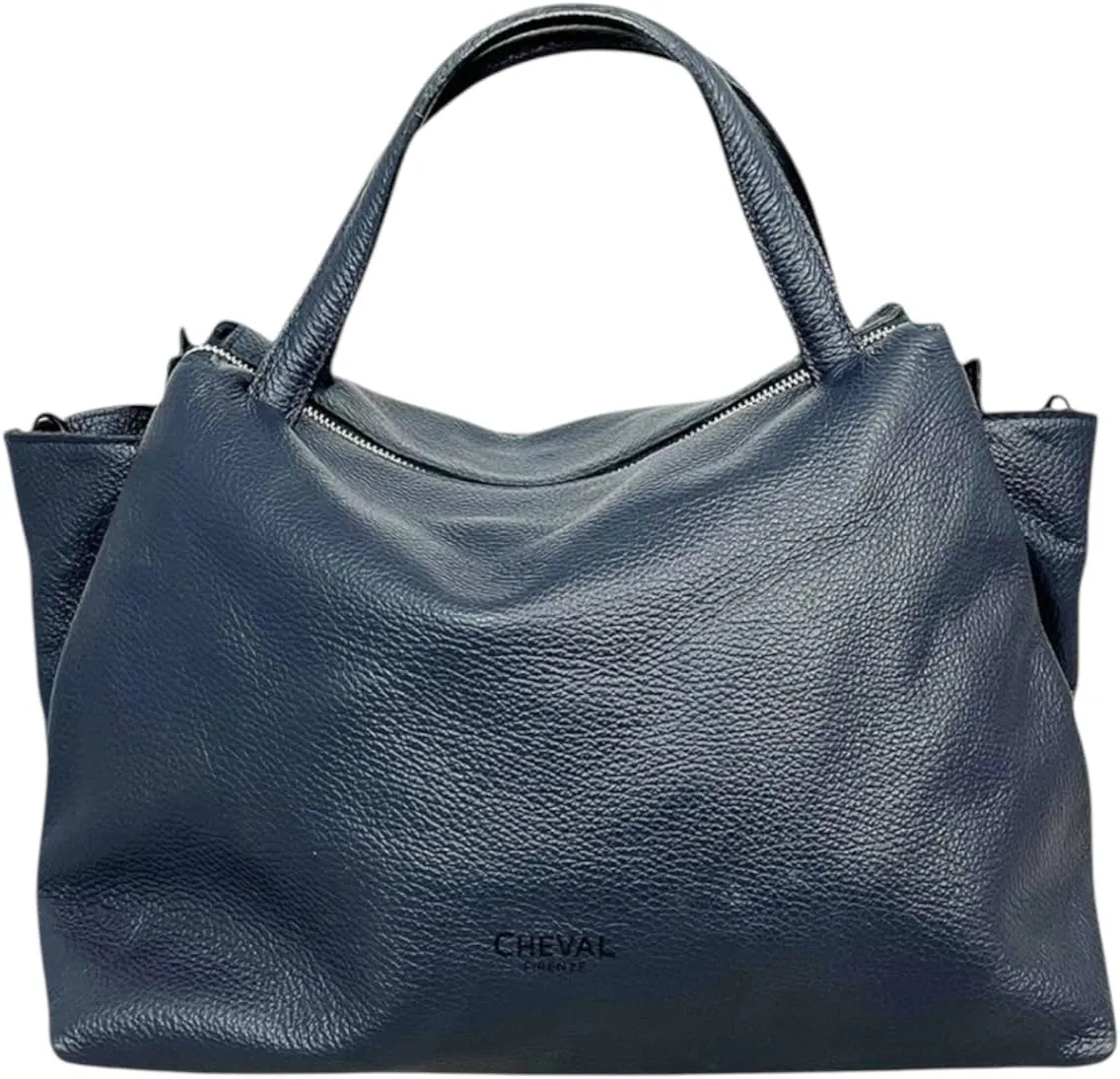 Algedi Handbag, Genuine Leather Made in Italy