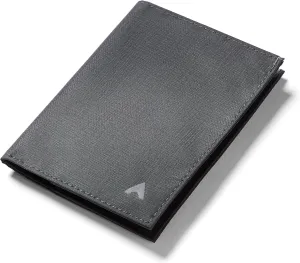 Allett Original Wallet, Jet Black | Nylon, RFID Blocking, Thin Bifold, Minimalistic, Front Pocket | Holds 4-24  Cards, Bills, Receipts | Wallets for Men & Women