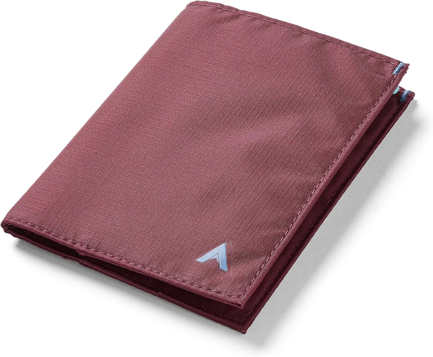 Allett Original Wallet, Mulberry | Nylon, RFID Blocking, Thin Bifold, Minimalistic, Front Pocket | Holds 4-24  Cards, Bills, Receipts | Wallets for Men & Women