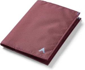 Allett Original Wallet, Mulberry | Nylon, RFID Blocking, Thin Bifold, Minimalistic, Front Pocket | Holds 4-24  Cards, Bills, Receipts | Wallets for Men & Women