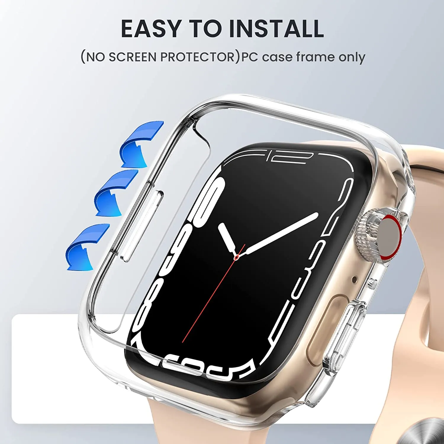 AmazingThing series 7 Quartz Pro Bumper (45mm)-Full Clear