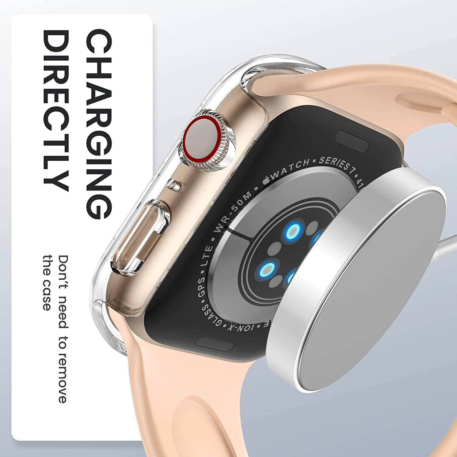 AmazingThing series 7 Quartz Pro Bumper (45mm)-Full Clear