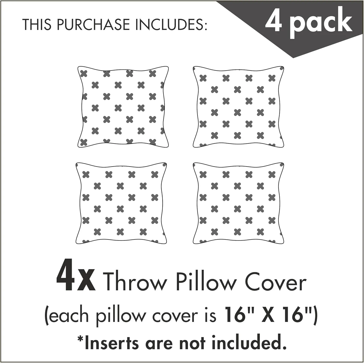 Ambesonne Marble Print Pillow Cushion Cover Pack of 4, Surreal Onyx Stone Surface Pattern Pale Blue Details Picture, Decorative Square Accent Pillow Case, 4 Pcs-16" x 16", Cinnamon Beige Tan