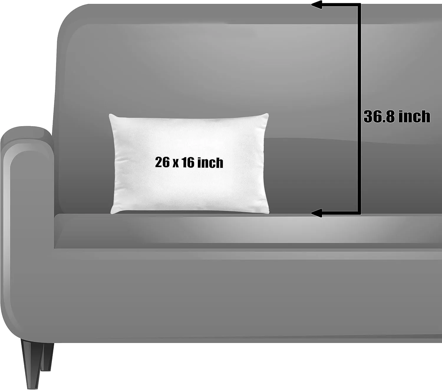Ambesonne Mid Century Modern Boho Throw Pillow Cushion Cover, Minimalist Outline Lady Silhouette and Rectangle Print, Decorative Rectangle Accent Pillow Case, 26" X 16", Almond Dark Slate Blue