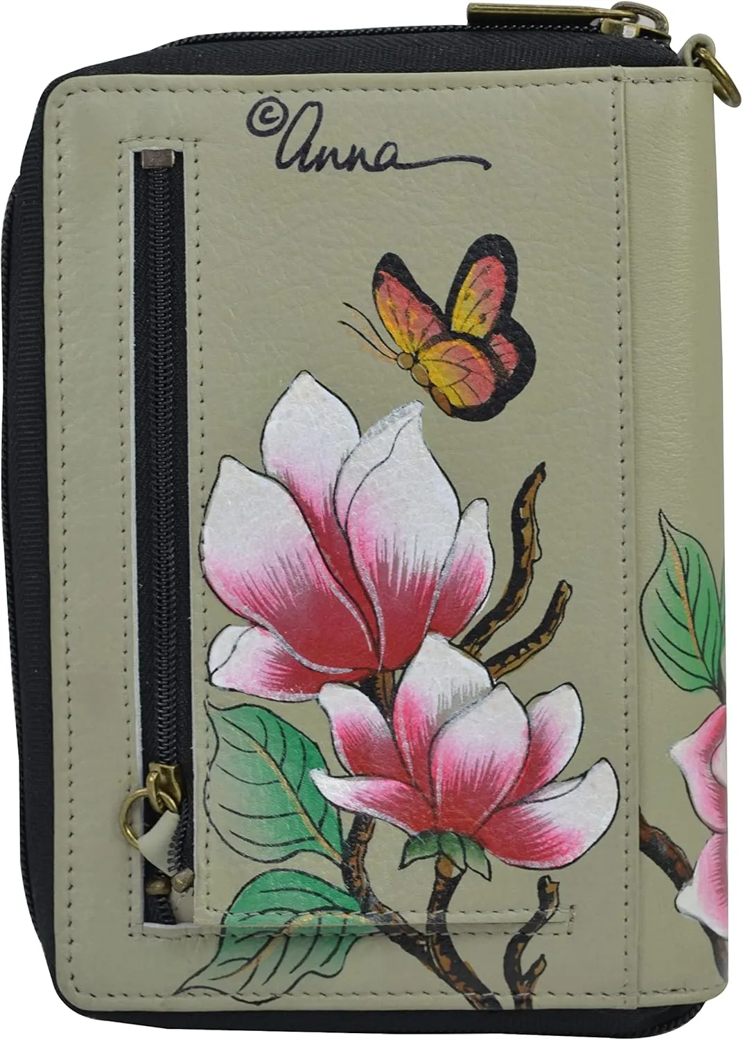 Anna by Anuschka Women's Leather Passport Organizer Wallet