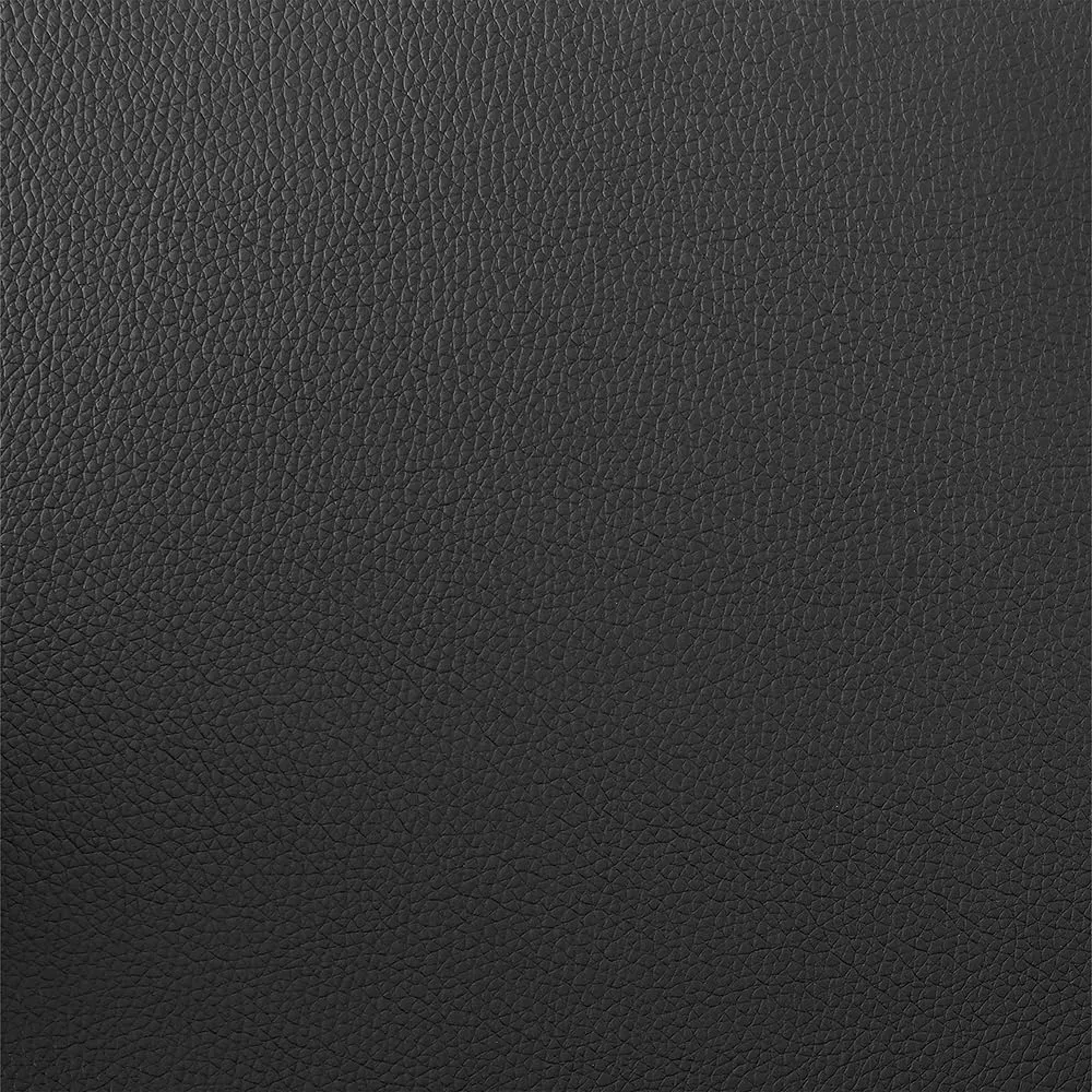 Armen Living Athena 31" Seat Height Mid Century Modern Swivel Walnut Wood Bar Stool for Kitchen Island Counter in Black Faux Leather with Black Metal