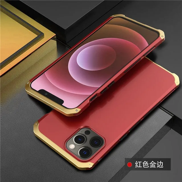 Armour Aluminum Metal Case For iPhone