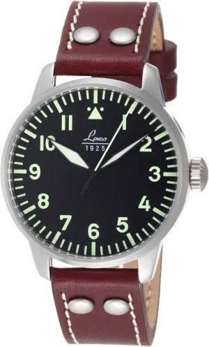 Augsburg Mens Analog Automatic Watch with Leather Bracelet 861688