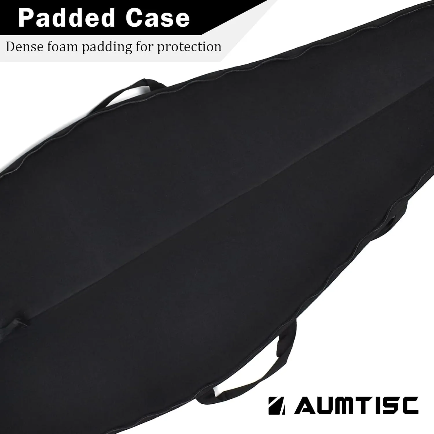 AUMTISC Soft Rifle Gun Case, 41/45/49 Inch Shotgun Carrying Bag for Scoped Rifles with Adjustable Shoulder Sling