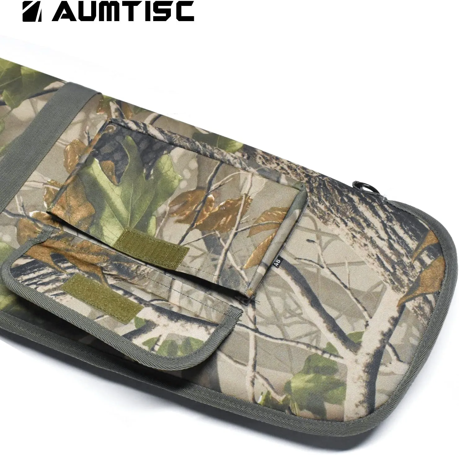 AUMTISC Soft Rifle Gun Case, 41/45/49 Inch Shotgun Carrying Bag for Scoped Rifles with Adjustable Shoulder Sling
