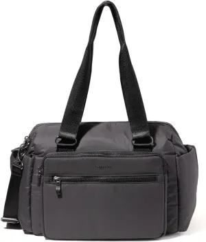 Baggallini Go to Duffel, Black Puff