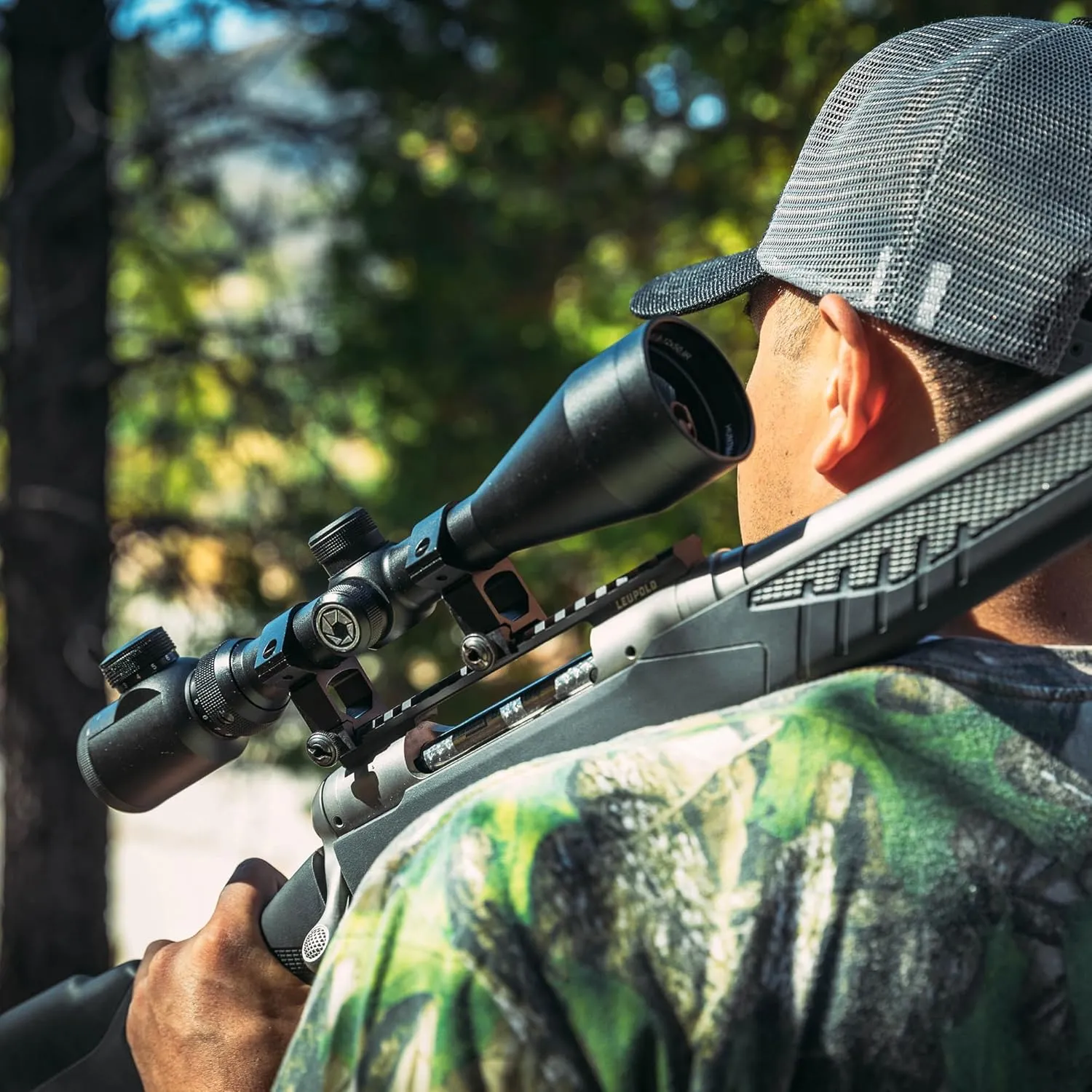 Barska Huntmaster Rifle Scope – Durable, Waterproof, Fogproof, Shockproof, Parallax-Free at 100 Yards, Fast Focus Eyebell, Scope Caps – Great for Hunting & Plinking