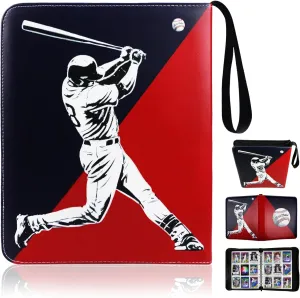 Baseball Card Binder, 2025 Sports Trading Card with Sleeves Holder Album, 900 Pockets Baseball Card Holder Sheets Display Storage Protectors for Collectors Boys and Girls Gift