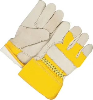 BDG 60-1-1274-10 Leather Welding Glove with Gauntlet Cuff, Medium