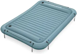 Bestway Hydro-Force Sun Soaker 4 Person Inflatable Platform Lake Floating Dock Water Lounger for Beach Days and Sun Tanning