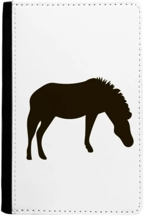 Black Pinto Animal Portrayal Passport Holder Notecase Burse Wallet Cover Card Purse