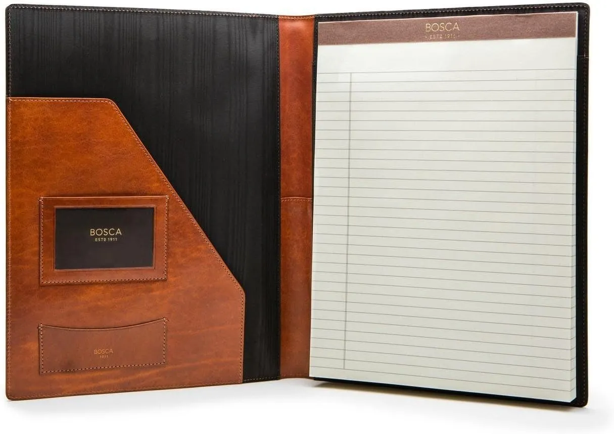 Bosca Dolce Flexible Leather Portfolio 8.5x11