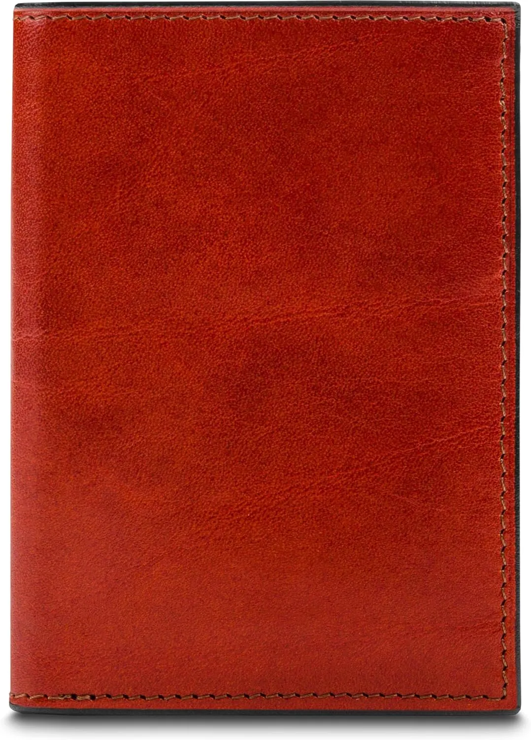 Bosca Old Leather Passport Holder For Men & Women - RFID Blocking, Travel Passport Wallet With Classic Finish, Gift Packaging Included Cognac