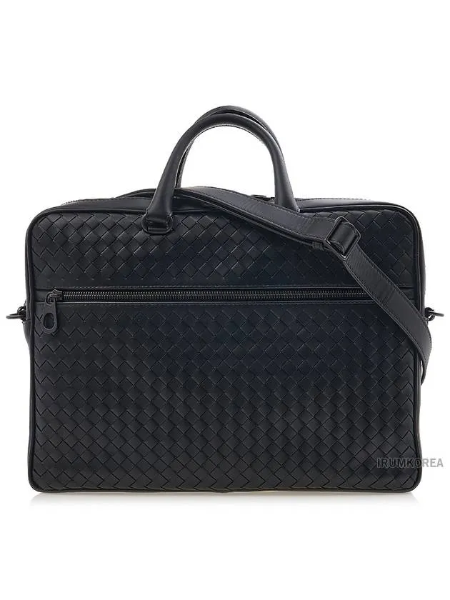 Bottega Veneta Intrecciato Briefcase Black