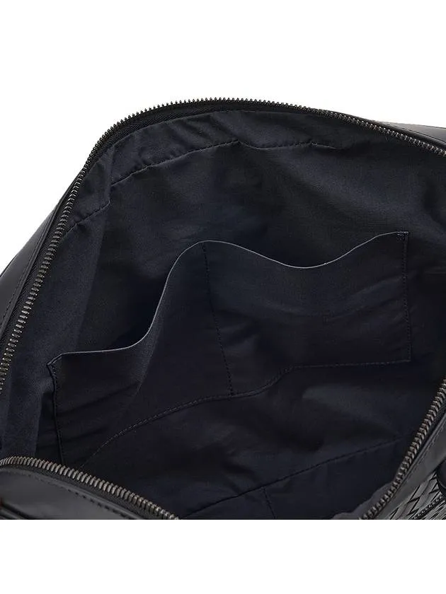 Bottega Veneta Intrecciato Briefcase Black