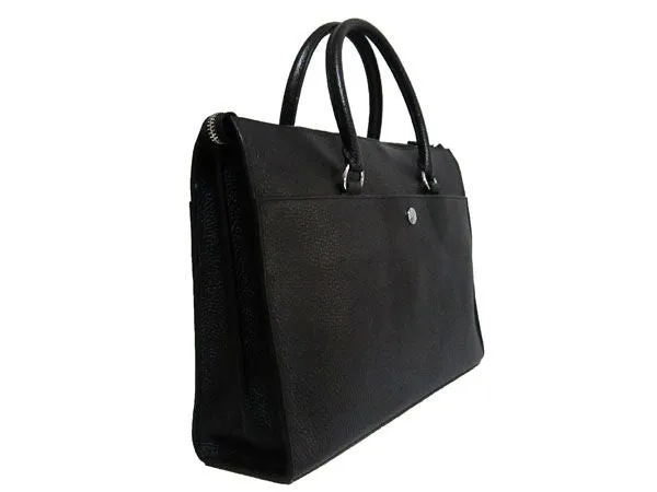 Briefcases Black Briefcase International shipping H2097 Shipping guarantee Hermes Unisex