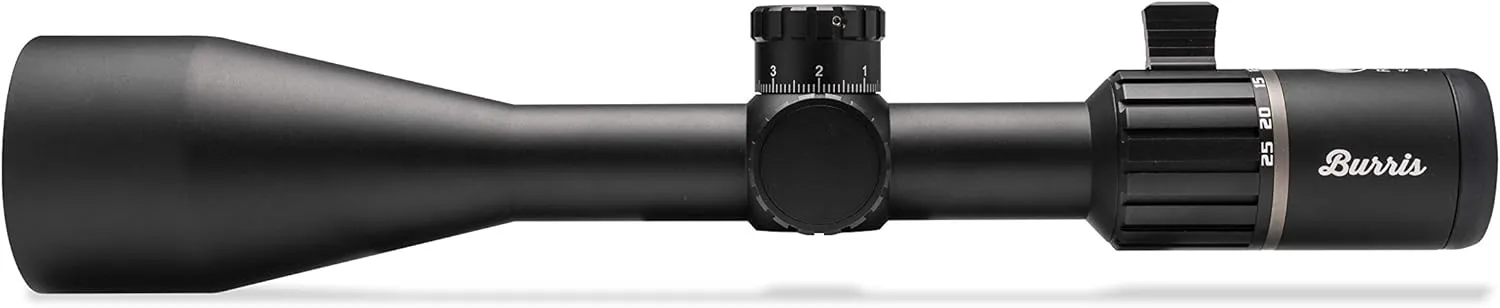 Burris RT Series Long Range Rifle Scope with Side Parallax Adjustment and Front Focal Plane SCR Mil Reticle